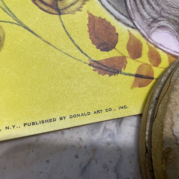 Vintage Cartoon George Buckett Art Poster Print Animals Whimsical Elephant Pig - Picture 6 of 10